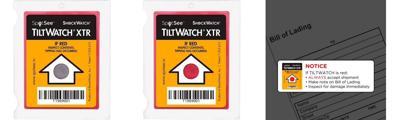 ShockWatch XTR Tilt Indicators from Vanprob Solutions