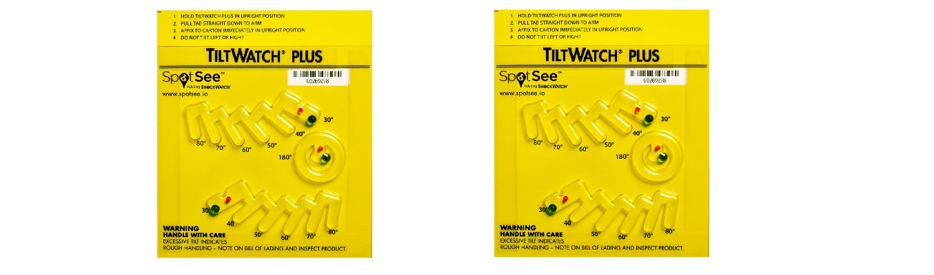 SpotSee TiltWatch Plus Tilt Indicator